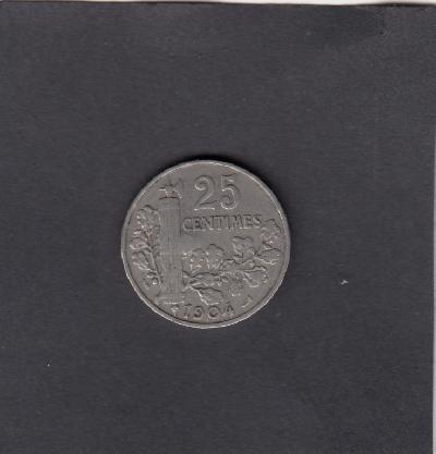 Beschrijving: 25 Centimes  